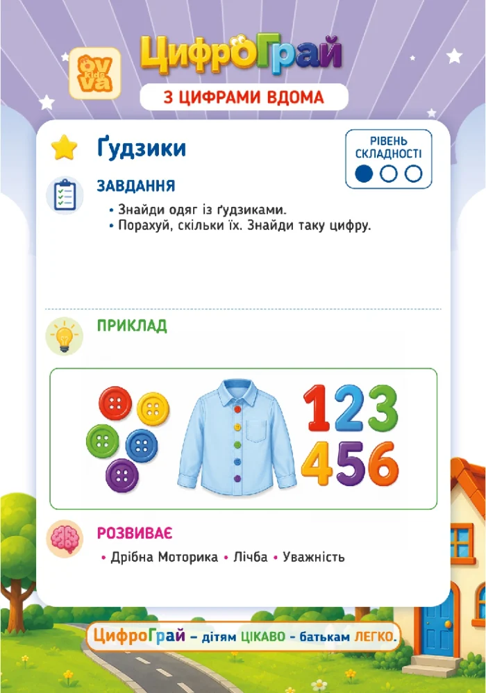 Картка «З цифрами вдома»